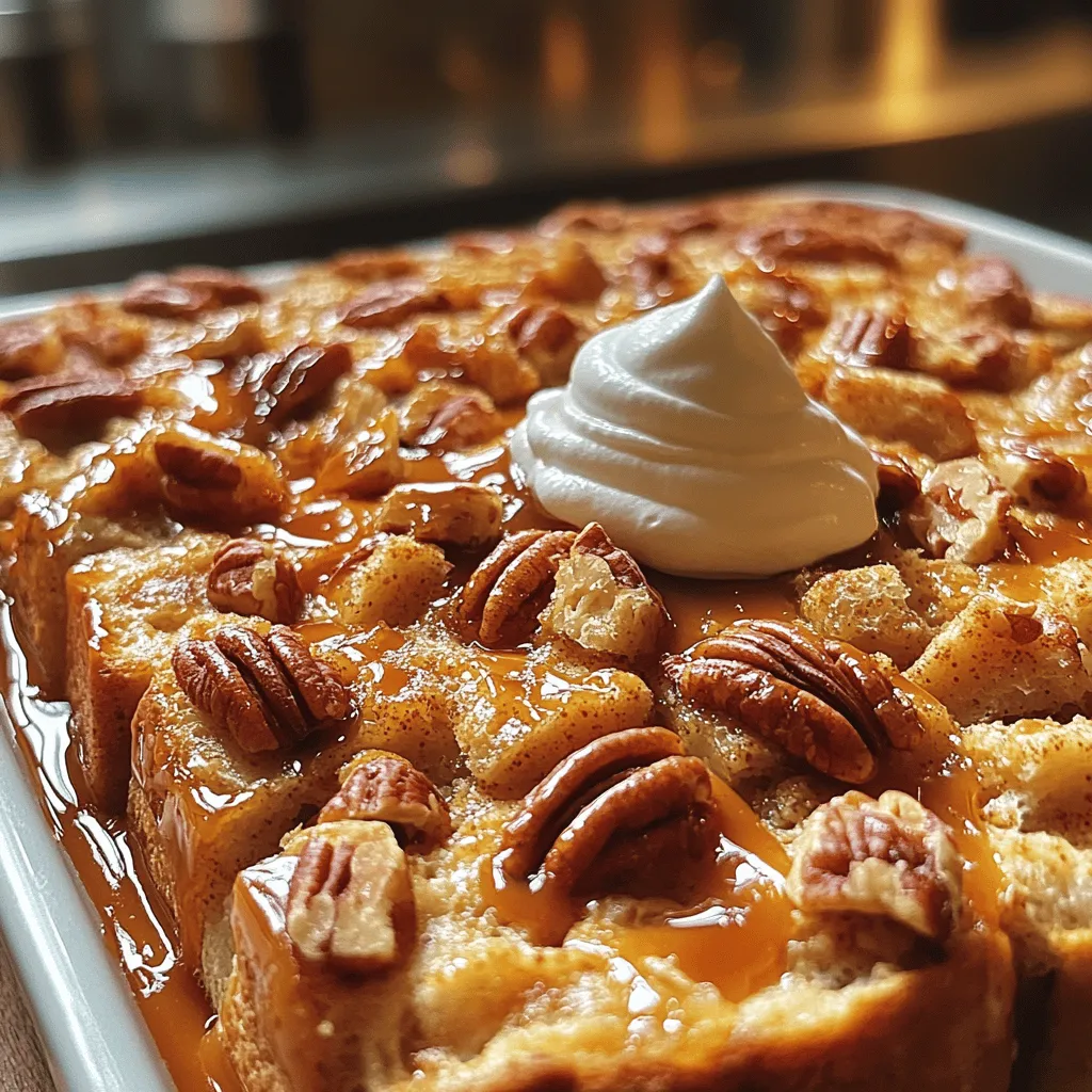 Bread pudding, often considered a humble dessert, has a rich history that spans many cultures and generations. This delightful dish, made from stale bread soaked in a custard mixture, has evolved into an indulgent treat that warms the heart and satisfies the palate. Today, we are excited to present a decadent twist on this classic comfort food: Buttery Caramel Pecan Bread Pudding. With its layers of sweet caramel, crunchy pecans, and a creamy custard base, this recipe promises to elevate your dessert game to new heights.