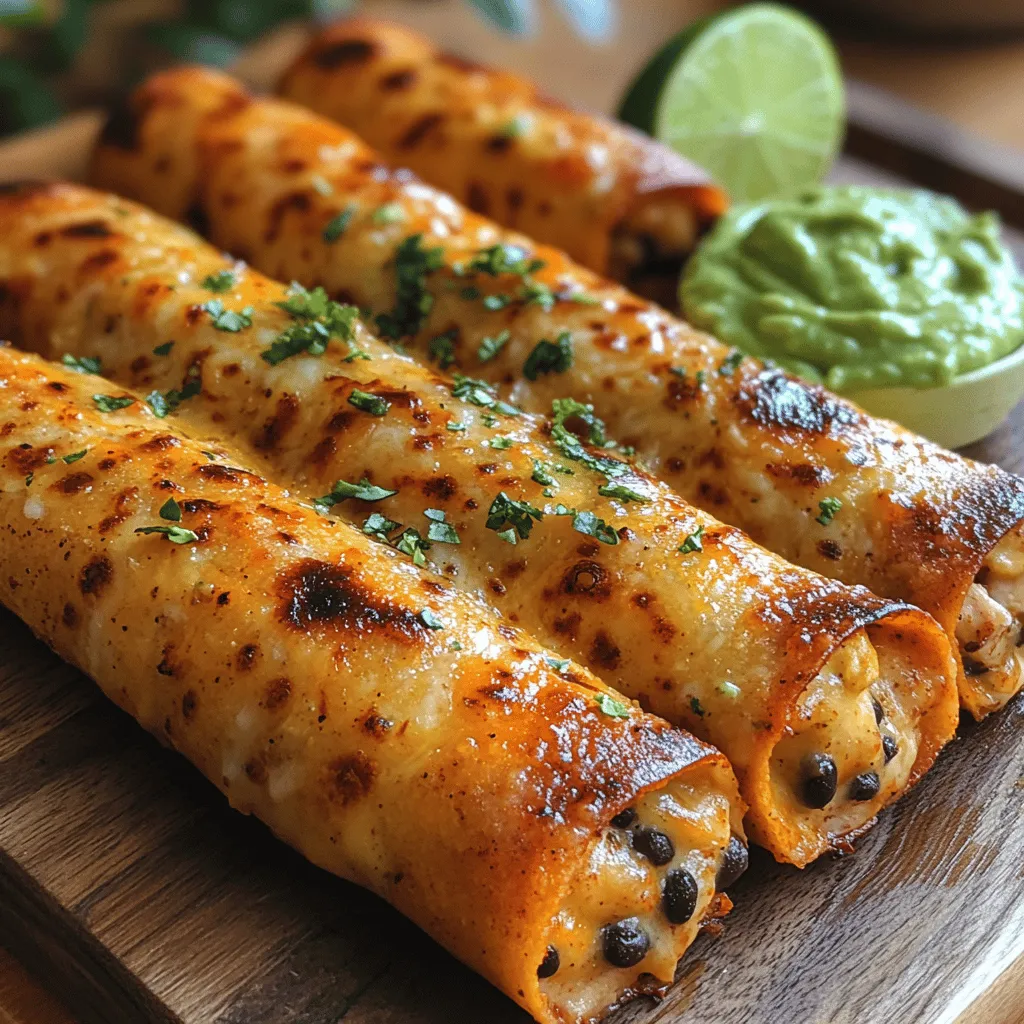 Crispy Baked Chicken Taquitos are a delightful dish that has captured the hearts and taste buds of food lovers around the globe. Combining tender shredded chicken, melty cheese, and a medley of spices, these rolled tortillas offer a satisfying crunch with every bite. Their appeal lies not only in their flavor but also in their versatility; they can be served as a snack, appetizer, or main course, making them a favorite for gatherings, game days, or family dinners.