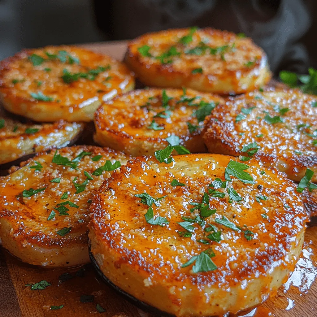 In recent years, the culinary world has witnessed a remarkable shift towards plant-based alternatives, with chefs and home cooks alike embracing vegetables as the star of the show. This trend is not merely a fad; it reflects a growing awareness of the health benefits and environmental impact of our food choices. Among these vibrant vegetables, eggplant has emerged as a versatile favorite, capable of taking on a myriad of flavors and textures. Today, we are excited to present a mouthwatering recipe for Crispy Buffalo Eggplant Slices, a dish that perfectly embodies this trend. These eggplant slices are not just a great appetizer or snack; they are a wholesome side dish that packs a punch with their spicy buffalo flavor and satisfyingly crispy texture.
