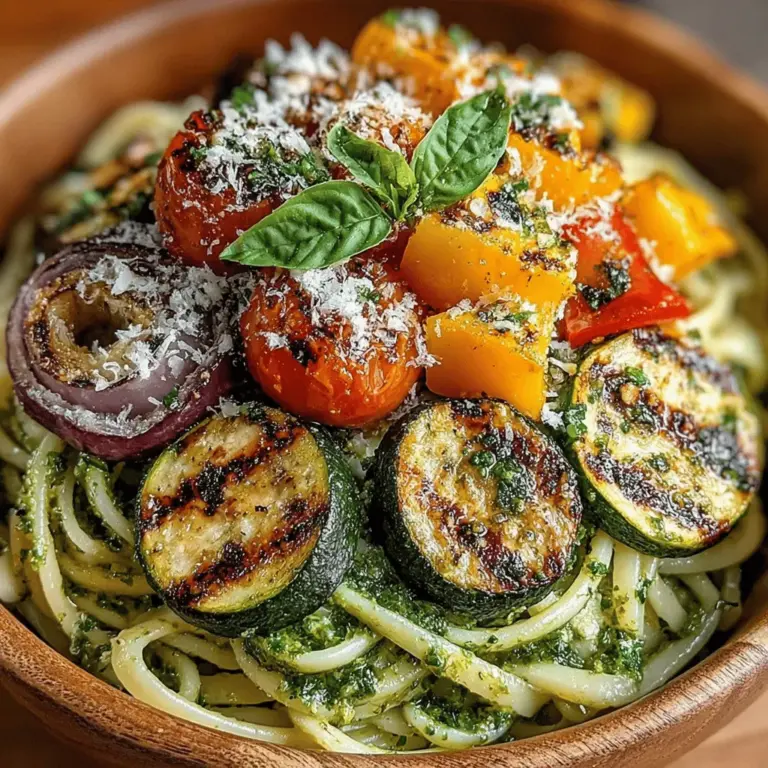 Grilling vegetables not only enhances their natural flavors but also adds a smoky depth that pairs beautifully with pasta. Follow these guidelines to ensure your veggies are grilled to perfection.