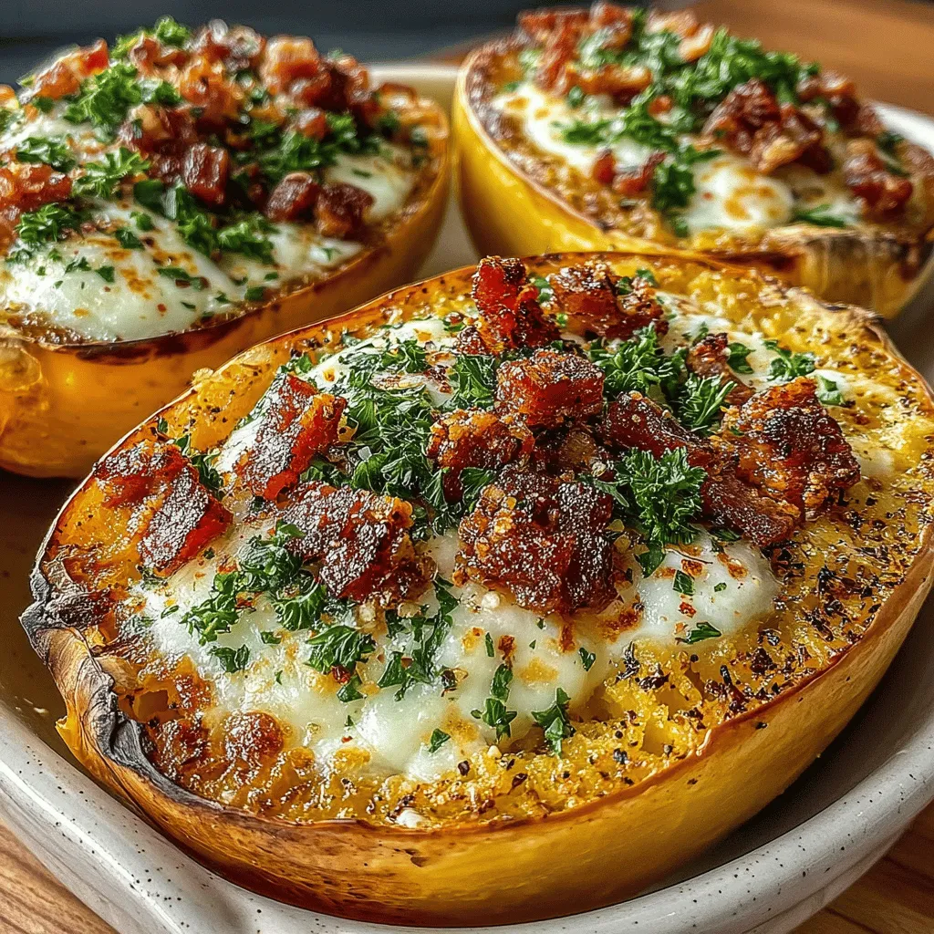 In recent years, spaghetti squash has surged in popularity as a low-carb alternative to traditional pasta. This unique vegetable, which transforms into noodle-like strands when cooked, has captured the attention of health enthusiasts and culinary adventurers alike. As more people seek out nutritious and satisfying meal options, spaghetti squash serves as an ideal canvas for a variety of dishes. One such dish that perfectly embodies this fusion of health and flavor is Spaghetti Squash Carbonara Bowls. This recipe offers a delicious twist on the classic Italian carbonara, incorporating wholesome ingredients without sacrificing taste.