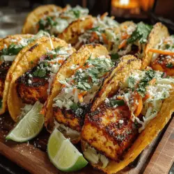 In the world of culinary exploration, few dishes combine vibrant flavors, healthy ingredients, and visual appeal quite like Tofu Tacos with Blueberry Slaw. This innovative recipe marries the earthiness of tofu with the sweet and tangy notes of fresh blueberries, creating a taco experience that tantalizes the taste buds while nourishing the body. With a crunchy slaw that adds texture and freshness, these tacos are not only a treat for the palate but also a vibrant celebration of nutrient-rich ingredients.