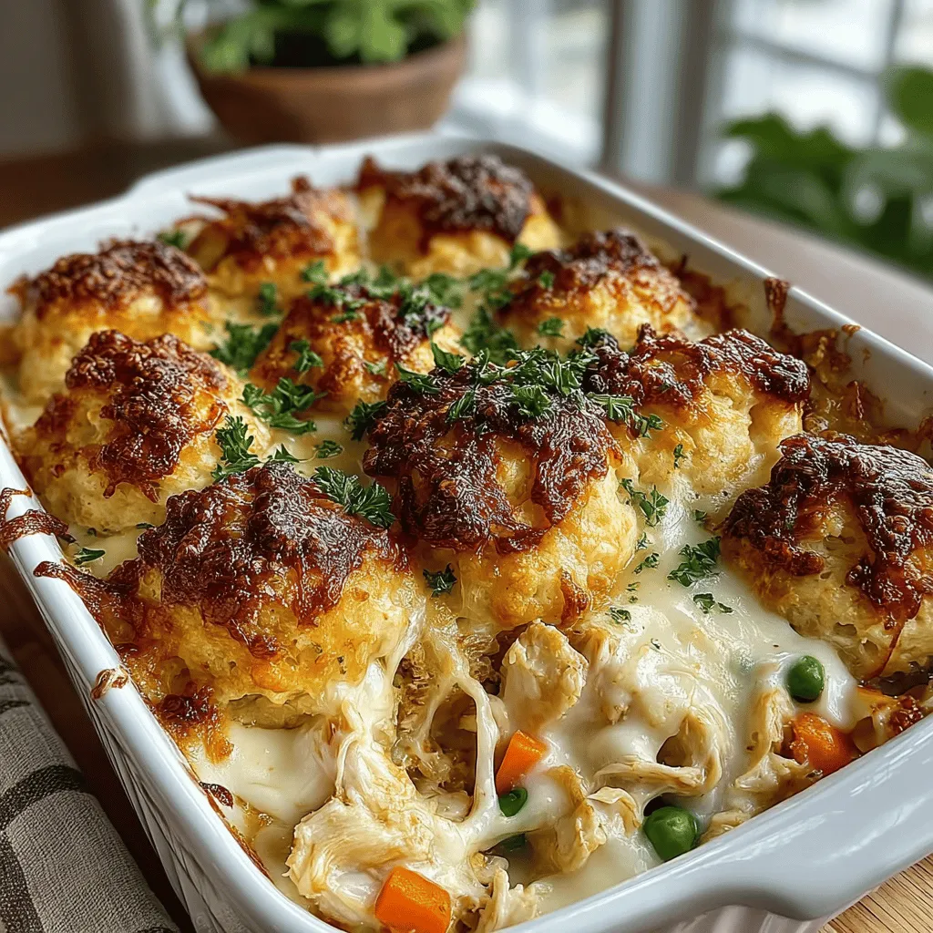 If you’re on the hunt for a dish that embodies comfort, satisfaction, and family-friendly appeal, look no further than Creamy Chicken Alfredo Biscuit Bake. This delightful casserole combines tender chicken, creamy Alfredo sauce, and fluffy biscuit dough, resulting in a meal that warms the heart and fills the belly. It’s a one-pan wonder that not only pleases picky eaters but also simplifies dinner preparation, making it a staple in many households.
