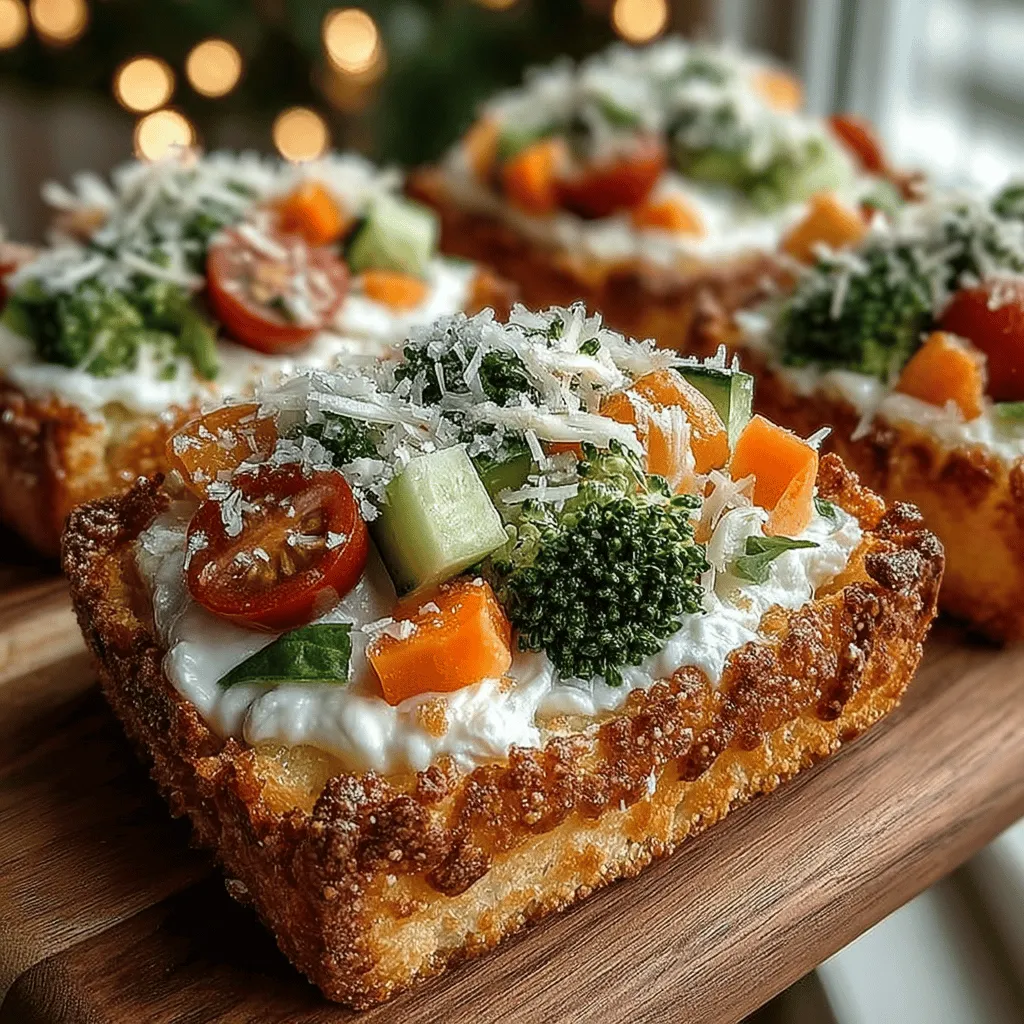 In recent years, the trend of vegetarian appetizers has surged, becoming a staple at gatherings and celebrations. From family reunions to casual picnics, hosts are increasingly seeking vibrant, flavorful, and health-conscious options that appeal to a variety of tastes. Among these delightful offerings, Chilled Garden Delight Pizza Squares stand out as a remarkable choice. This colorful, nutritious dish not only captures the essence of fresh vegetables but also embodies the joy of easy meal preparation.