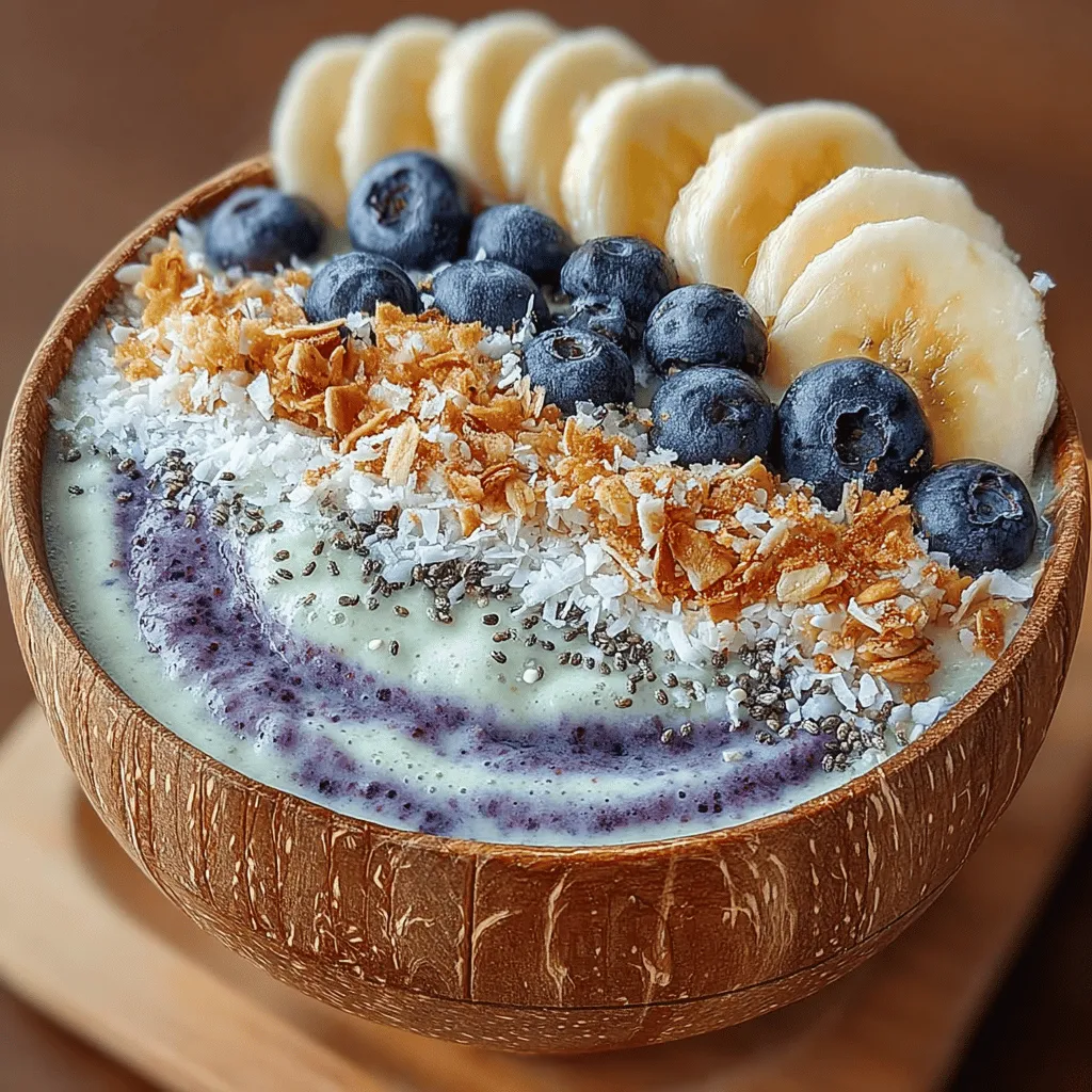 The Berry Bliss Chia Smoothie Bowl is not just a meal; it’s a vibrant culinary experience that celebrates the wholesome goodness of nature. This delightful dish serves as a perfect breakfast or a refreshing snack, offering a blend of flavors and textures that can brighten any moment of your day. With its stunning presentation of rich, purple hues from frozen blueberries and the creamy texture lent by bananas, this smoothie bowl is as visually appealing as it is nutritious.