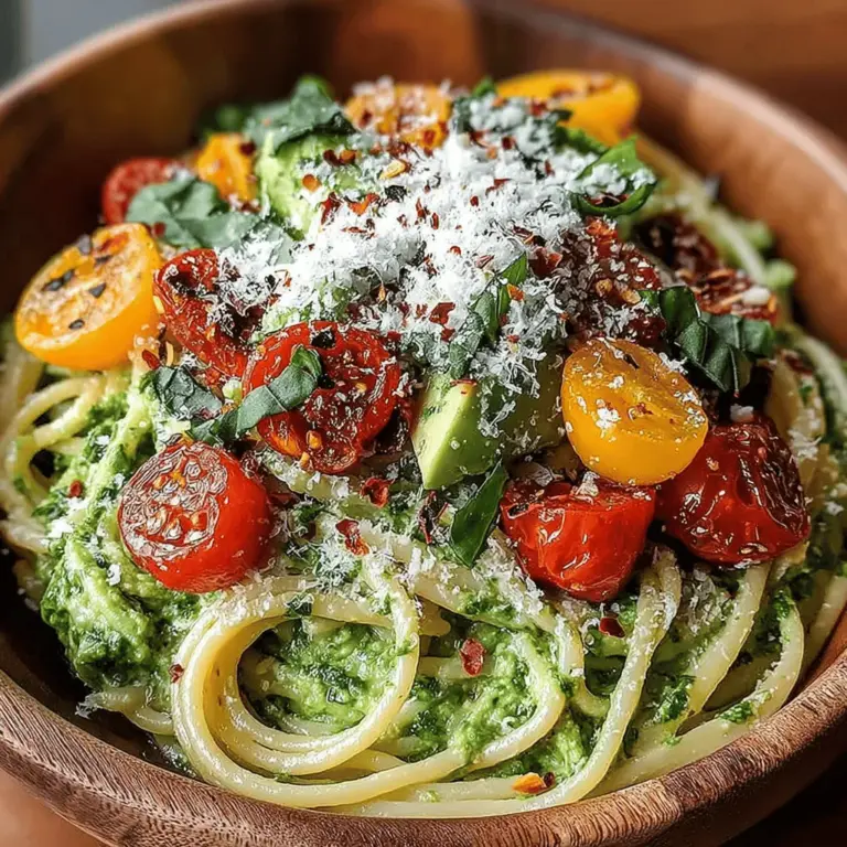 To achieve the perfect creamy consistency for your avocado pasta, it's crucial to utilize the starchy pasta water effectively. As the pasta cooks, it releases starch into the boiling water, which can help emulsify the sauce, making it creamier and more cohesive.