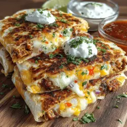 Grilled Chicken Quesadillas are more than just a simple meal; they are a beloved staple in many households across the globe, celebrated for their delightful blend of flavors and textures. This dish is a fantastic example of culinary versatility, making it an excellent choice for a variety of occasions. Whether you're hosting a casual dinner with friends, preparing a quick family meal, or looking to impress at a gathering, grilled chicken quesadillas can be effortlessly adapted to suit any setting. Their appeal lies not only in their taste but also in their ease of preparation, allowing both novice cooks and seasoned chefs to create a satisfying dish in under an hour.