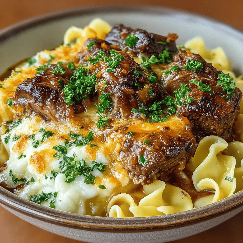 When the temperatures drop and the days grow shorter, there's nothing quite like the warmth and comfort of a hearty meal. As families gather around the dinner table, the aroma of a savory dish wafting through the house can evoke feelings of nostalgia and contentment. One classic dish that embodies this essence is French onion soup, known for its rich flavor and comforting qualities. This article introduces a delightful twist on that beloved classic: Savory Slow Cooker French Onion Beef & Noodles. This recipe transforms the familiar flavors of French onion soup into a satisfying beef dish that simmers to perfection in a slow cooker, making it ideal for busy weeknights or cozy family gatherings.