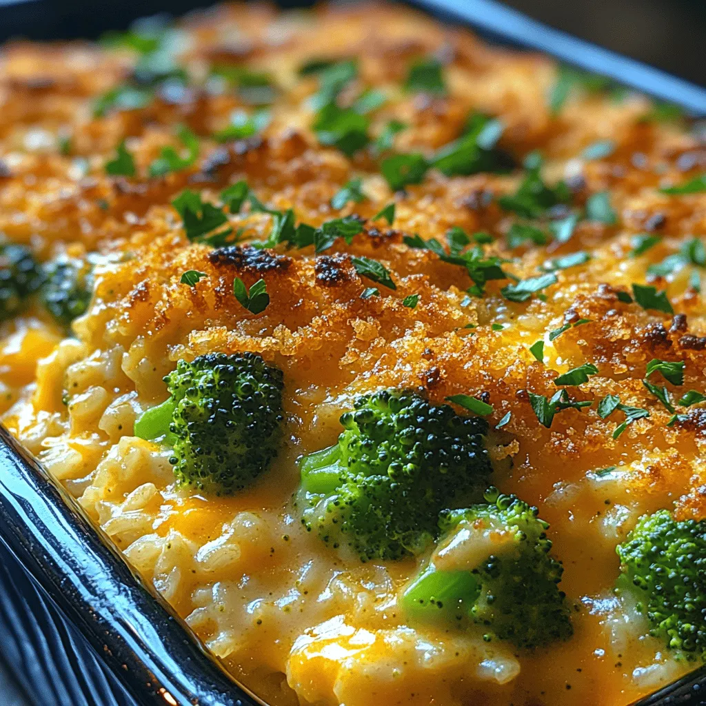 When it comes to comforting meals that can bring a family together, few dishes rival the charm of a hearty casserole. The Dreamy Creamy Broccoli Rice Casserole stands out not only for its deliciousness but also for its remarkable versatility. This dish is a celebration of flavors and textures, making it an ideal choice for everything from casual weeknight dinners to festive gatherings. With its creamy base, tender broccoli, and fluffy rice, this casserole checks all the boxes for a family-friendly meal that is both satisfying and wholesome.