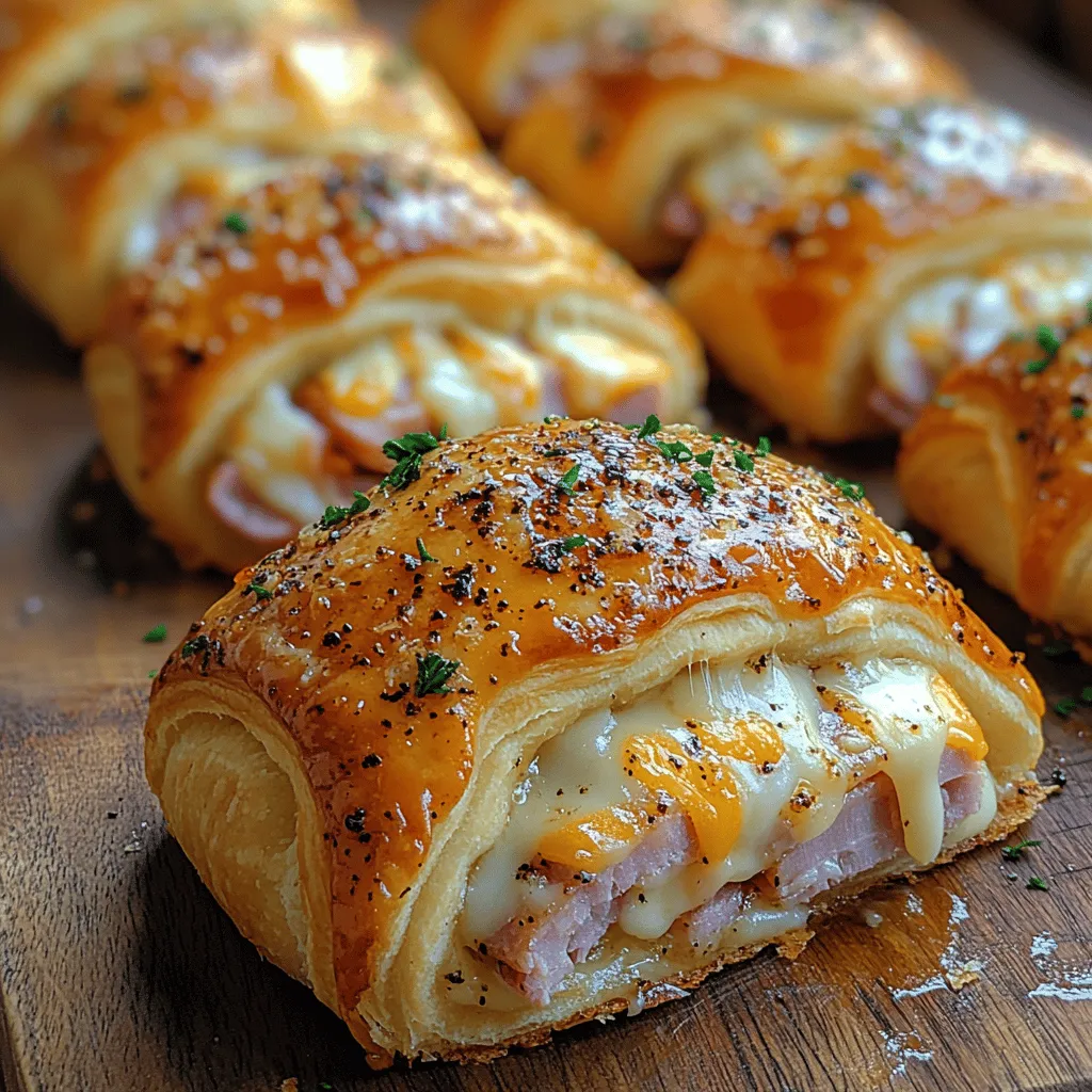 Savory Ham and Cheese Crescent Rolls are more than just a simple appetizer; they embody a delightful blend of flavors and textures that make them perfect for any occasion. Whether you’re hosting a gathering, preparing a quick snack for your family, or looking for a satisfying addition to your meal, these crescent rolls are sure to impress. With their flaky pastry enveloping savory ham and gooey cheese, they provide a comforting taste that appeals to all ages. In this article, we will explore the ingredients, step-by-step instructions, and some interesting variations to help you make the most out of this versatile recipe.