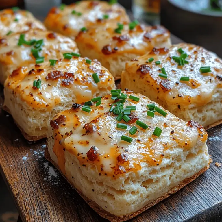 Savory bacon cheddar biscuits are more than just a tasty treat; they are a celebration of comfort food at its finest. These biscuits combine the rich, smoky flavor of crispy bacon with the sharp, creamy notes of cheddar cheese, resulting in a mouthwatering experience that is hard to resist. Whether enjoyed alongside a hearty breakfast, served at brunch gatherings, or as a delightful side dish with dinner, these biscuits have earned their place as a versatile staple in many kitchens.