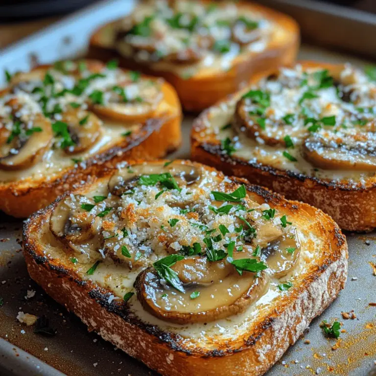 Garlic mushroom toasts have emerged as a beloved dish among food enthusiasts, celebrated for their delightful combination of flavors and textures. This versatile recipe serves as an ideal appetizer, a satisfying lunch option, or a light dinner that can be enjoyed any night of the week. With its creamy texture and rich, umami-packed flavor, this dish appeals to mushroom lovers and those in search of a fulfilling vegetarian meal alike.
