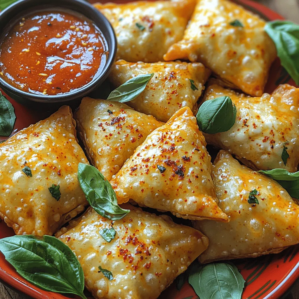 Crispy snacks hold a special place in the hearts of many food enthusiasts, offering a delightful crunch that pairs beautifully with a variety of flavors. Among the myriad of crispy treats, the combination of golden, crunchy wonton wrappers filled with gooey, melted cheese stands out as a crowd favorite. Enter the Crispy Mozzarella Wonton Dippers—a savory delight that not only satisfies cheese cravings but also brings a touch of creativity to your snacking repertoire.