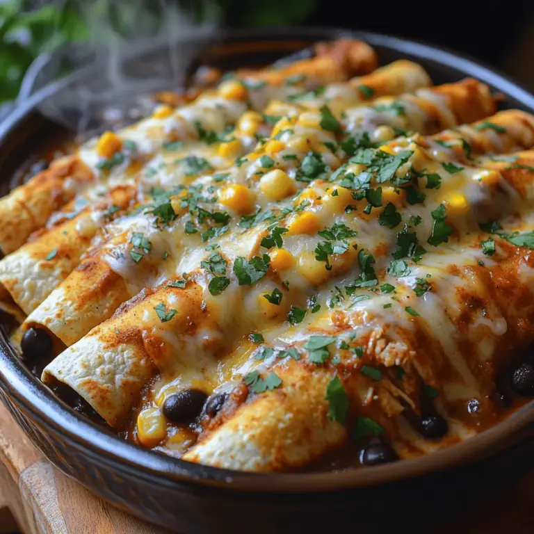 Enchiladas are a beloved staple of Mexican cuisine, celebrated for their versatility and rich flavors. From savory to spicy, these rolled tortillas filled with various ingredients have captured the hearts—and appetites—of food lovers around the world. One standout variation that brings a unique depth of flavor to the table is the Smoky Ancho Chicken Enchiladas. This dish combines tender chicken with the rich, smoky notes of ancho chiles, creating a delightful culinary experience that is both comforting and exciting.