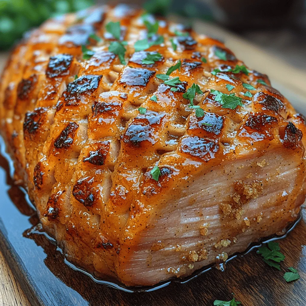 When it comes to holiday feasts or special occasions, few dishes evoke the same sense of warmth and celebration as a perfectly glazed ham. Our Ginger Honey Glazed Ham is not just a recipe; it's a centerpiece that brings family and friends together around the table. This dish is renowned for its sweet and savory flavor profile, combining the rich, smoky taste of ham with the zesty brightness of ginger and the sweetness of honey. It's an indulgent dish that is as beautiful to present as it is to savor.
