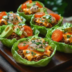 In the world of culinary delights, few dishes evoke as much nostalgia and satisfaction as the classic cheeseburger. With its hearty combination of juicy beef, melted cheese, and a medley of toppings, the cheeseburger is a comfort food staple that has been enjoyed across generations. However, as health-conscious eating continues to gain popularity, many are seeking lighter alternatives that don't compromise on flavor. Enter the Deliciously Deconstructed Cheeseburger Lettuce Cups—a creative twist on the traditional cheeseburger that transforms this beloved favorite into a fresh and satisfying meal.