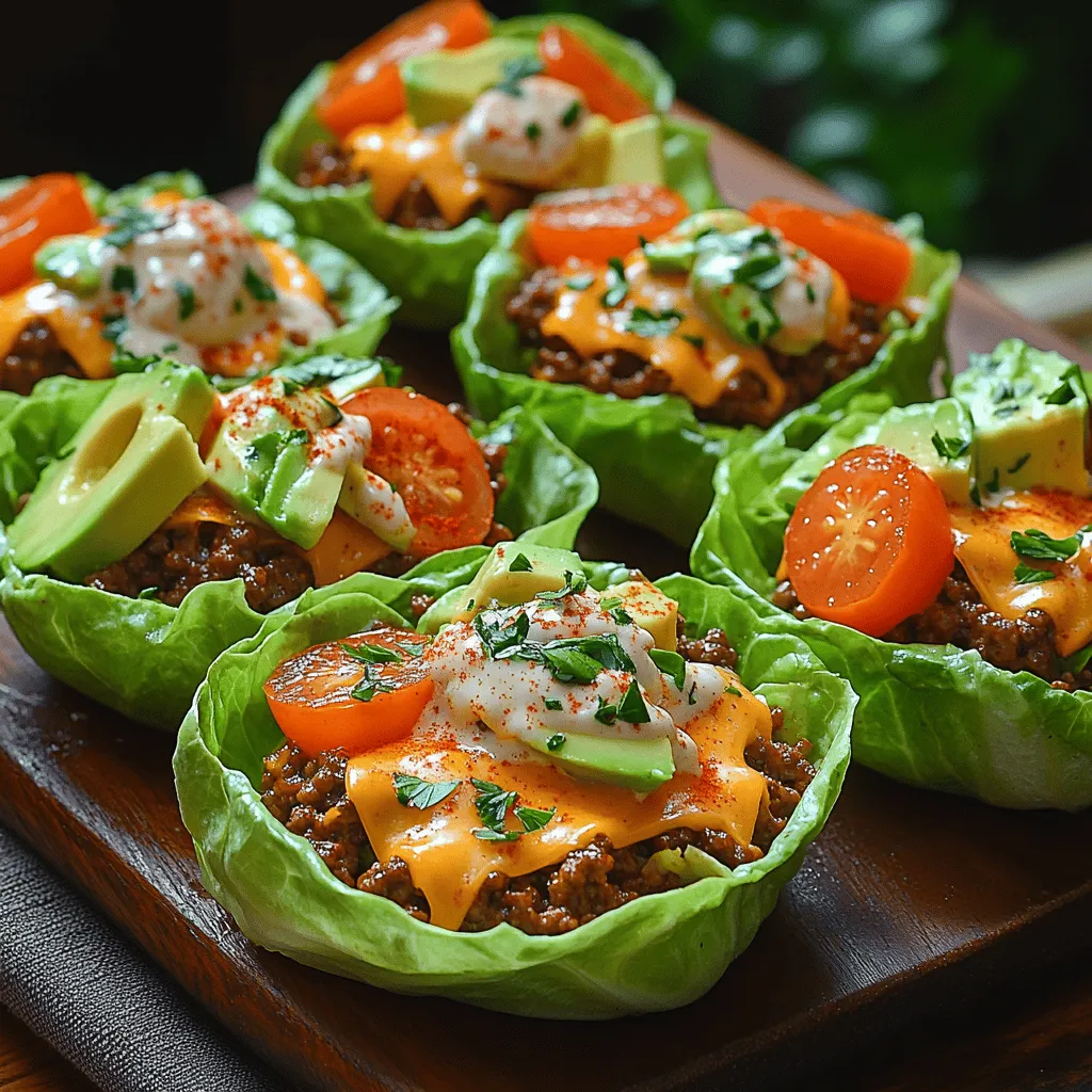 In the world of culinary delights, few dishes evoke as much nostalgia and satisfaction as the classic cheeseburger. With its hearty combination of juicy beef, melted cheese, and a medley of toppings, the cheeseburger is a comfort food staple that has been enjoyed across generations. However, as health-conscious eating continues to gain popularity, many are seeking lighter alternatives that don't compromise on flavor. Enter the Deliciously Deconstructed Cheeseburger Lettuce Cups—a creative twist on the traditional cheeseburger that transforms this beloved favorite into a fresh and satisfying meal.