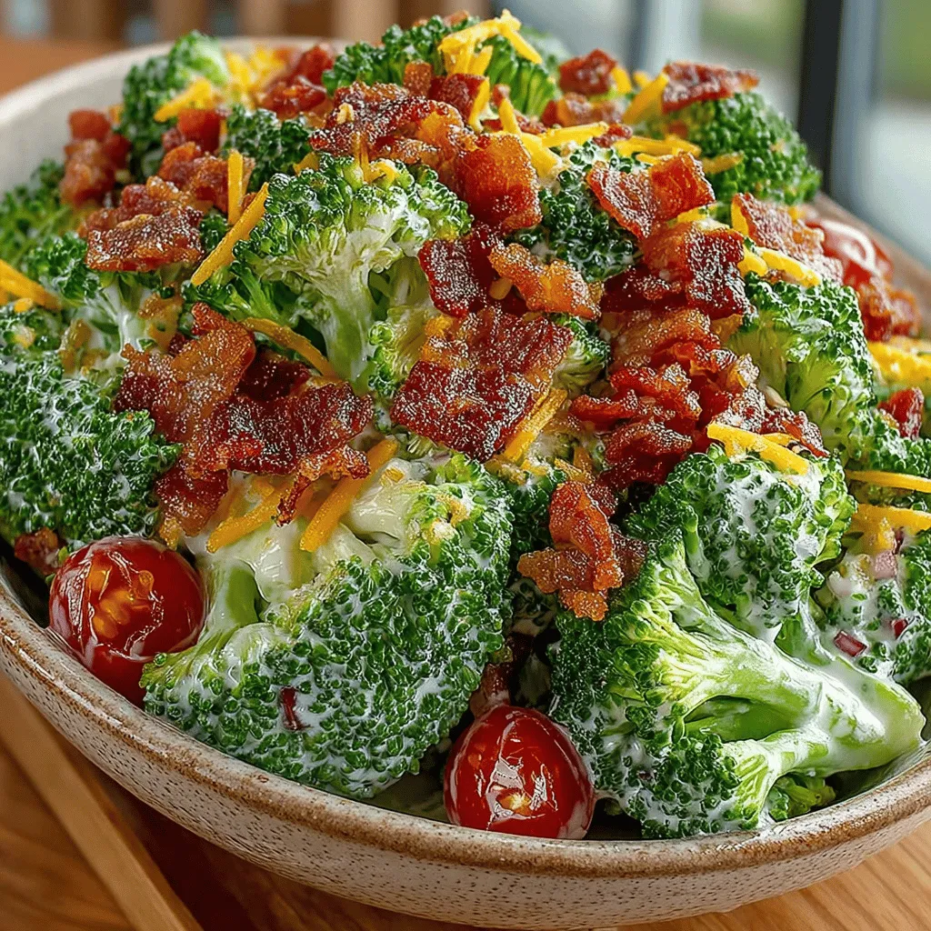 Salads have long been heralded as one of the most versatile dishes, seamlessly fitting into any meal, from light lunches to hearty dinners. Their adaptability allows for endless ingredient combinations, making it easy to cater to various tastes and dietary preferences. Among the myriad of salad options, the Zesty Crunchy Broccoli Bacon Salad stands out as a delightful fusion of robust flavors and enticing textures. This salad does not just satisfy the palate; it also nourishes the body, making it a perfect choice for anyone seeking a balance of health and indulgence.