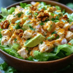 The Creamy Avocado Chicken Salad is not just another recipe; it’s a delightful fusion of taste and nutrition that has gained popularity for good reason. This dish is perfect for those seeking a quick, wholesome meal that doesn’t compromise on flavor. With its rich combination of protein-packed chicken, creamy avocado, and zesty Greek yogurt, this salad is both satisfying and versatile, making it an excellent option for lunch, dinner, or even as a meal prep choice for the week.