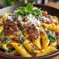 In the realm of home cooking, few dishes can bring comfort and satisfaction quite like Creamy Tomato Spinach Pasta. This delightful recipe combines the rich flavors of ripe tomatoes, the earthy goodness of fresh spinach, and the luxurious creaminess that makes every bite a true indulgence. As an ideal meal choice, it caters to both busy weeknights and special occasions, providing a nourishing and flavorful experience that is sure to please.