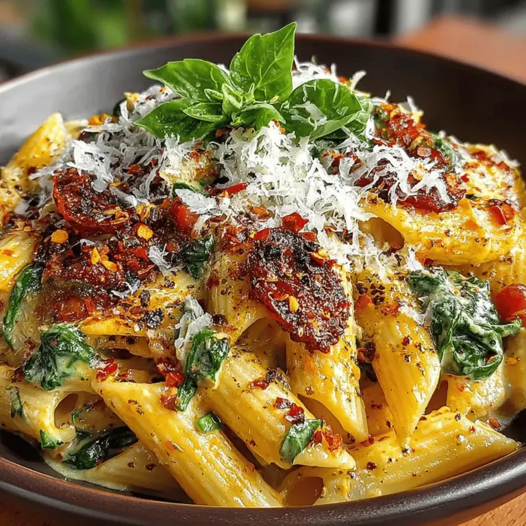 In the realm of home cooking, few dishes can bring comfort and satisfaction quite like Creamy Tomato Spinach Pasta. This delightful recipe combines the rich flavors of ripe tomatoes, the earthy goodness of fresh spinach, and the luxurious creaminess that makes every bite a true indulgence. As an ideal meal choice, it caters to both busy weeknights and special occasions, providing a nourishing and flavorful experience that is sure to please.