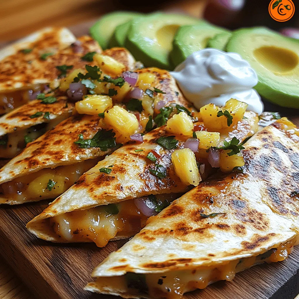 If you’re craving a dish that’s bursting with flavor and perfect for any occasion, look no further than Zingy Pineapple Salsa Quesadillas. This delightful recipe combines the sweetness of fresh pineapple with savory ingredients, creating a mouthwatering treat that will tantalize your taste buds. Whether you’re hosting a casual get-together, enjoying a family dinner, or simply treating yourself to a delicious meal, these quesadillas are a winner every time.