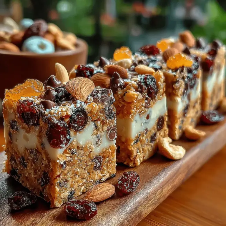 To create the perfect Crunchy No-Bake Trail Mix Bars, it’s essential to understand the nutritional benefits of each key ingredient involved. Each component plays a vital role in not only enhancing the flavor but also contributing to the overall healthiness of the bars.