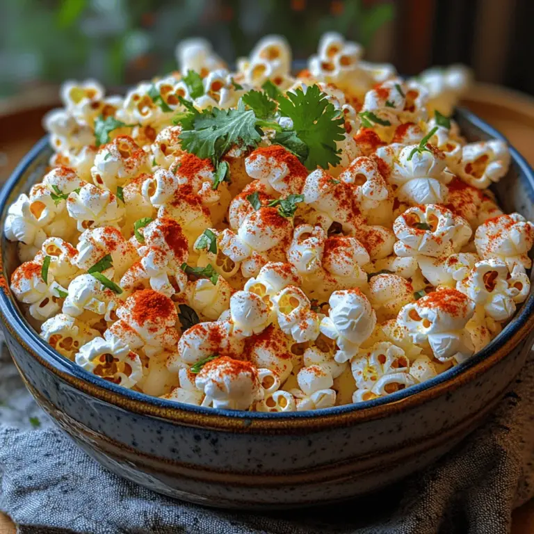 Popcorn, a beloved snack enjoyed by many, has transcended its humble beginnings to become a canvas for culinary creativity. Among the myriad of ways to elevate this classic treat, the Zesty Crunchy Chili Lime Popcorn stands out with its bold flavors and invigorating zest. This recipe marries the heat of chili with the refreshing tang of lime, resulting in a snack that is not only delicious but also endlessly versatile. Whether you're hosting a movie night, preparing for a game day gathering, or simply craving a unique snack, this popcorn recipe is sure to impress.