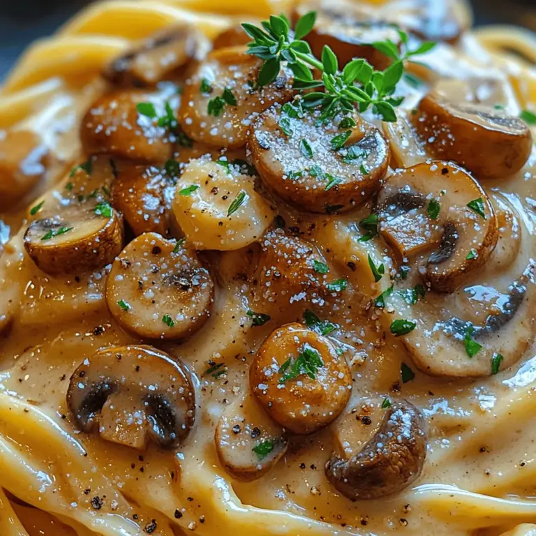In the realm of plant-based cuisine, few dishes can rival the rich, savory appeal of a well-crafted pasta adorned with a creamy mushroom sauce. Enter the Earthy Delight: Creamy Vegan Mushroom Sauce Pasta—a culinary masterpiece that celebrates the harmonious blend of earthy flavors and satisfying textures. This dish is not just a recipe; it is an experience that brings together the umami goodness of various mushrooms, the aromatic embrace of fresh herbs, and a silky sauce that envelops each strand of pasta.