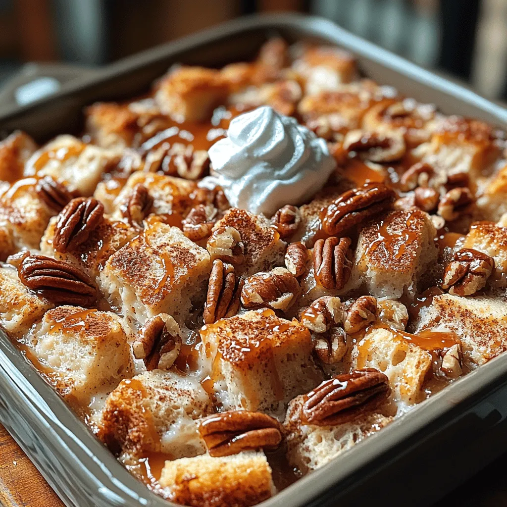 Bread pudding, a classic comfort dessert, has a unique way of evoking nostalgia while simultaneously tantalizing the palate. Among its various iterations, the Buttery Caramel Pecan Bread Pudding stands out as a luxurious twist on the traditional recipe, merging the rich flavors of caramel and pecans with the soft, custardy texture of bread pudding. This recipe is not just about satisfying a sweet tooth; it's an indulgent experience that brings warmth and comfort to any occasion.