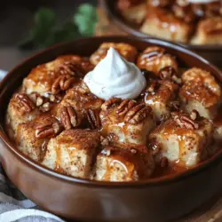 Bread pudding, a classic comfort dessert, has a unique way of evoking nostalgia while simultaneously tantalizing the palate. Among its various iterations, the Buttery Caramel Pecan Bread Pudding stands out as a luxurious twist on the traditional recipe, merging the rich flavors of caramel and pecans with the soft, custardy texture of bread pudding. This recipe is not just about satisfying a sweet tooth; it's an indulgent experience that brings warmth and comfort to any occasion.