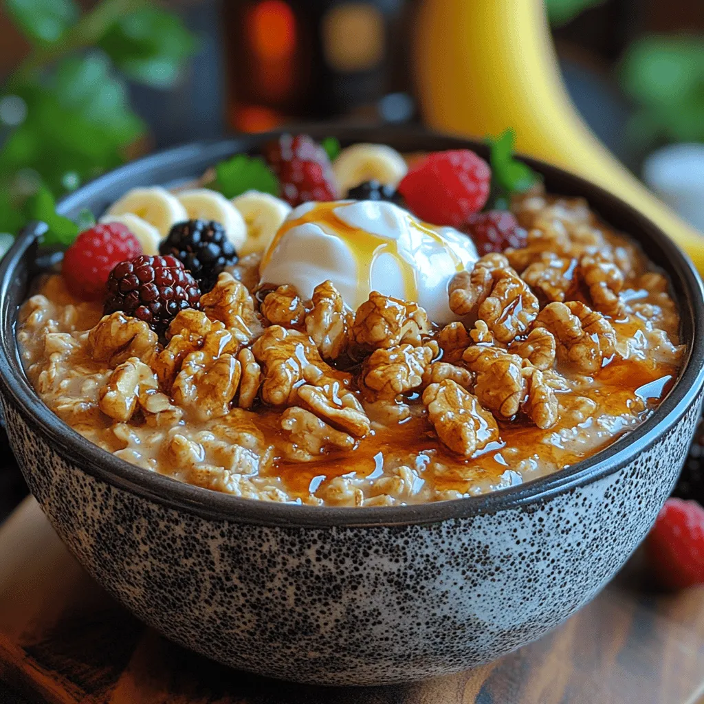 In recent years, oatmeal has surged in popularity as a go-to breakfast choice for health-conscious individuals. This versatile and wholesome grain is not only a convenient meal option but also packed with nutrients that support overall well-being. Among the myriad of oatmeal recipes available, Creamy Maple Walnut Oatmeal stands out as a delicious and nutritious option that combines the creamy texture of oats with the rich flavors of maple syrup and crunchy walnuts. This delightful dish is not just satisfying; it's also an excellent way to start your day on a healthy note.