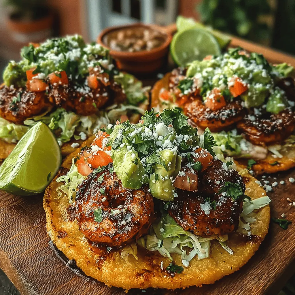 Garlic Chili Butter Shrimp Tostadas are a delightful culinary creation that marries the vibrant flavors of succulent shrimp with the satisfying crunch of a tostada. This dish not only tantalizes the taste buds but also offers a perfect balance of textures, making it a favorite for both casual dinners and festive gatherings. The allure of this recipe lies in its simplicity and the ability to elevate ingredients into a gourmet experience.