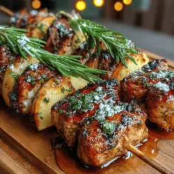 If you're searching for a dish that combines the best of both worlds—sweet and savory—look no further than Sweet 'n Savory Honey Mustard Chicken and Apple Skewers. This delightful recipe not only brings a burst of flavor to your palate but also offers a visually stunning presentation that will impress your family and guests alike. The combination of tender chicken, crisp apples, and a homemade honey mustard marinade creates a harmonious balance that makes this dish a standout at any gathering or family dinner.