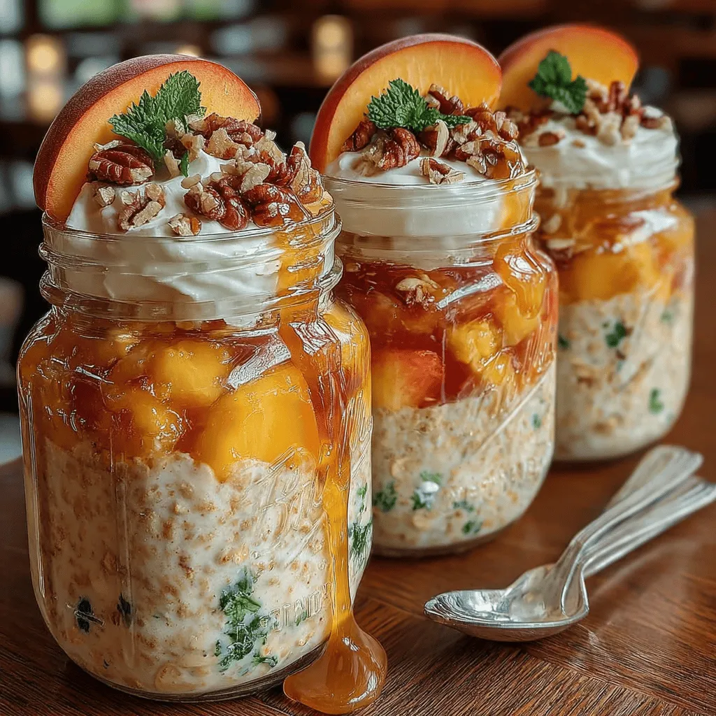 In recent years, overnight oats have surged in popularity as a go-to breakfast option for health-conscious individuals seeking convenience without sacrificing flavor or nutrition. This innovative breakfast solution allows busy mornings to be transformed into delightful moments of indulgence, all while packing a nutritious punch. One standout recipe that captures the essence of seasonal flavors and wholesome ingredients is the Peach Cobbler Overnight Oats Delight. This dish combines the comforting taste of peach cobbler with the health benefits of oats, making it a perfect choice for anyone looking to kickstart their day on a delicious note.