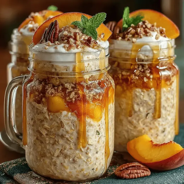 In recent years, overnight oats have surged in popularity as a go-to breakfast option for health-conscious individuals seeking convenience without sacrificing flavor or nutrition. This innovative breakfast solution allows busy mornings to be transformed into delightful moments of indulgence, all while packing a nutritious punch. One standout recipe that captures the essence of seasonal flavors and wholesome ingredients is the Peach Cobbler Overnight Oats Delight. This dish combines the comforting taste of peach cobbler with the health benefits of oats, making it a perfect choice for anyone looking to kickstart their day on a delicious note.