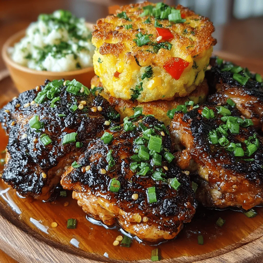 In the vibrant world of culinary creations, few dishes can evoke a sense of comfort and satisfaction like Honey Garlic Chicken paired with Sweet Corn Fritters. This delightful combination melds the savory, sweet, and slightly sticky notes of the chicken with the crispy, golden textures of fritters, making for a dish that tantalizes the taste buds and warms the heart. The contrasting flavors and textures in this recipe not only showcase the versatility of ingredients but also highlight the joy of home-cooked meals that bring families together.