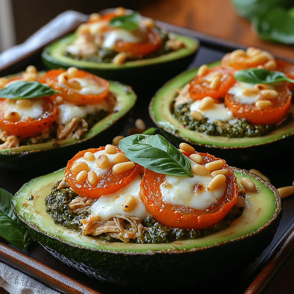 In the ever-evolving world of culinary arts, the fusion of flavors and ingredients plays a crucial role in creating dishes that not only satisfy the palate but also cater to contemporary dietary needs. One such remarkable dish is the Pesto Chicken Stuffed Avocados. This delightful recipe marries the creamy richness of ripe avocados with the vibrant flavors of pesto and succulent chicken, resulting in a meal that is as nutritious as it is delicious. This dish has garnered attention for its fresh ingredients and versatility, making it a staple in many kitchens.