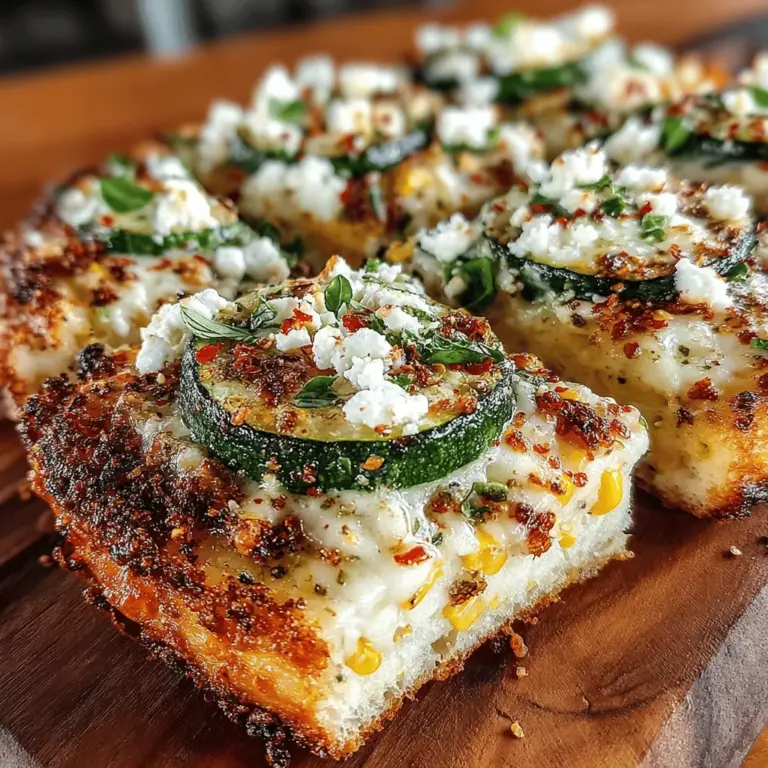 In the ever-evolving culinary landscape, seasonal ingredients play a pivotal role in enhancing the flavor and appeal of our meals. One dish that beautifully embodies this philosophy is Zucchini & Corn Pizza. This recipe presents a delightful twist on the classic pizza experience, merging the freshness of garden vegetables with the savory richness of cheese. The result is a dish that is not only visually stunning but also incredibly satisfying, making it ideal for a quick weeknight dinner or a festive gathering with friends. In this article, we will explore the preparation process, highlight the benefits of the ingredients, and provide tips for customizing this versatile pizza to suit your taste.