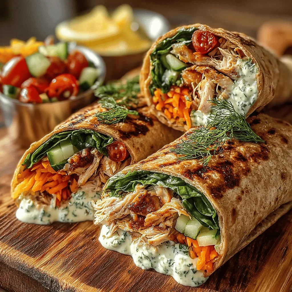 Step into the vibrant world of flavors with our Lemon Zest Delight Wraps. These wraps are more than just a meal; they are a celebration of freshness and health, making them an excellent choice for anyone looking to enjoy a balanced diet without sacrificing taste. The zesty brightness of lemon pairs beautifully with an array of fresh vegetables, delivering a delightful crunch in every bite. Whether you are seeking a quick lunch option or a light dinner that leaves you feeling satisfied, this recipe caters to both meat lovers and vegetarians alike.