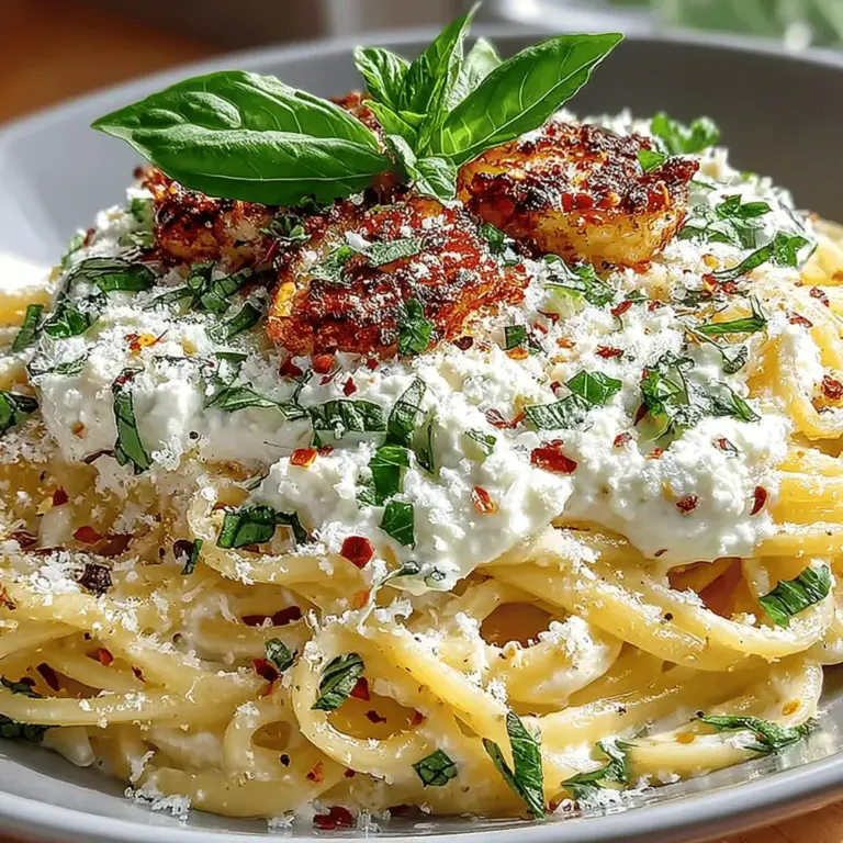 Cooking the pasta to perfection begins with selecting the right type. For creamy lemon ricotta pasta, long pasta varieties such as spaghetti or fettuccine work wonderfully. The key to achieving the ideal pasta texture is cooking it al dente, which means "to the tooth" in Italian. This texture ensures that the pasta maintains a slight firmness when bitten into, allowing it to hold up against the creamy sauce.