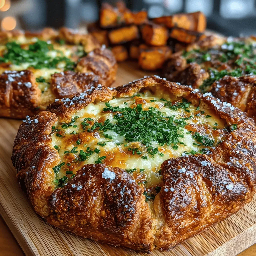 Galettes are a rustic and charming dish that has captured the hearts of home cooks and gourmet chefs alike. This free-form pastry, characterized by its casual appearance and flaky crust, offers a delightful canvas for various fillings, making it a beloved staple in both savory and sweet cuisines. Among the myriad of galette recipes, the Herbed Sweet Potato and Cheddar Galette stands out for its harmonious blend of flavors and textures. Sweet potatoes, with their natural sweetness and creamy consistency, pair beautifully with the sharp, tangy notes of high-quality cheddar cheese, creating a dish that is both comforting and sophisticated.