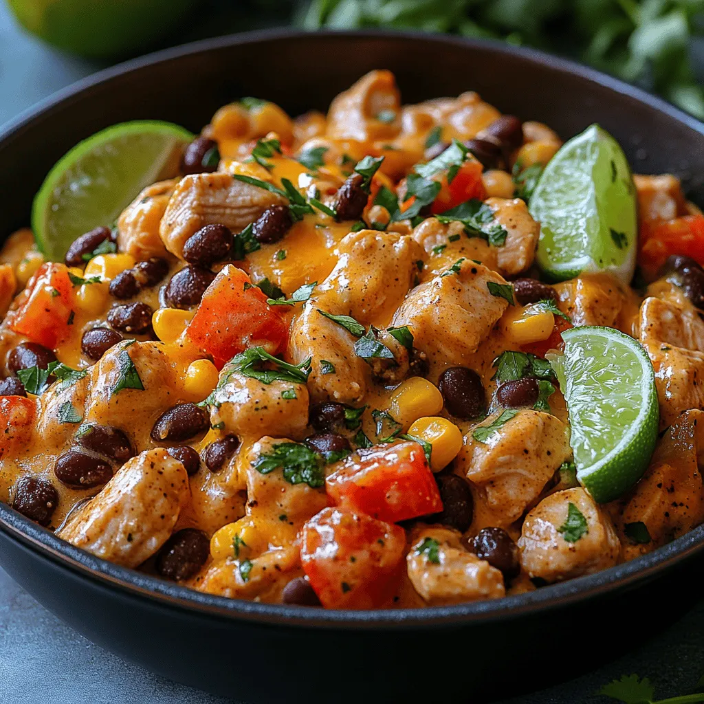 When it comes to weeknight dinners that are both satisfying and simple, the Creamy Chicken Taco Skillet stands out as a go-to favorite. This dish combines the comforting flavors of traditional tacos with a creamy twist, resulting in a vibrant and hearty meal that the whole family will love. The colorful medley of ingredients not only makes for an eye-catching presentation but also delivers a delicious explosion of taste in every bite. Perfect for busy evenings, this one-pan meal reduces cleanup time while maximizing flavor, making it an ideal choice for families looking to enjoy a wholesome dinner without the fuss.