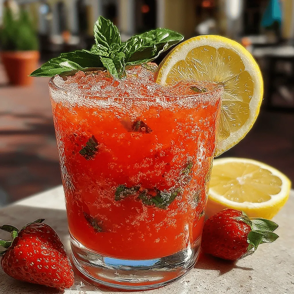 As the sun blazes down and temperatures rise, the demand for refreshing summer beverages becomes undeniable. There's something about the combination of heat and hydration that calls for deliciously chilled drinks. Among the myriad of options available, few can rival the invigorating appeal of a homemade frozen drink. One standout recipe that perfectly encapsulates the essence of summer is the Refreshing Frozen Strawberry Basil Lemonade. This delightful concoction not only quenches your thirst but also offers a unique twist on the classic lemonade by incorporating the vibrant flavors of fresh strawberries and aromatic basil.