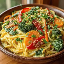In the bustling world of culinary exploration, the Spicy Curry Coconut Noodle Stir Fry stands out as a vibrant and flavorful meal that captivates the senses. This dish harmoniously blends the aromatic spices of curry with the creamy richness of coconut milk, creating a delightful experience for your palate. As we navigate our busy lives, the need for quick and healthy meals becomes paramount, making this stir fry an ideal choice for anyone seeking a nourishing yet satisfying option.