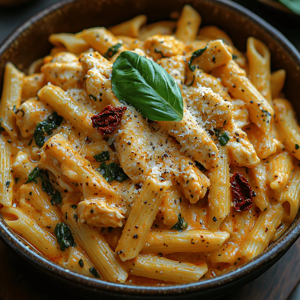 When it comes to comfort food that tantalizes the taste buds and warms the heart, Sun-Dried Tomato Chicken Penne stands out as a must-try dish. This creamy pasta recipe marries the rich flavors of sun-dried tomatoes with succulent chicken and the hearty texture of penne, making it not just a meal but a culinary experience. Ideal for weeknight dinners, special occasions, or even meal prep, this dish is versatile and satisfying, ensuring that it will become a favorite in any kitchen.
