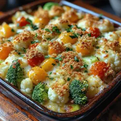 A creamy roasted veggie casserole is more than just a dish; it’s a delightful experience that combines comfort and nutrition into one enticing package. This casserole not only serves as a warming meal during chilly evenings but also caters to those seeking a wholesome way to incorporate more vegetables into their diet. The appeal lies in its rich, creamy texture and the harmonious blend of flavors from a variety of roasted vegetables, creating a dish that is sure to please even the pickiest eaters.