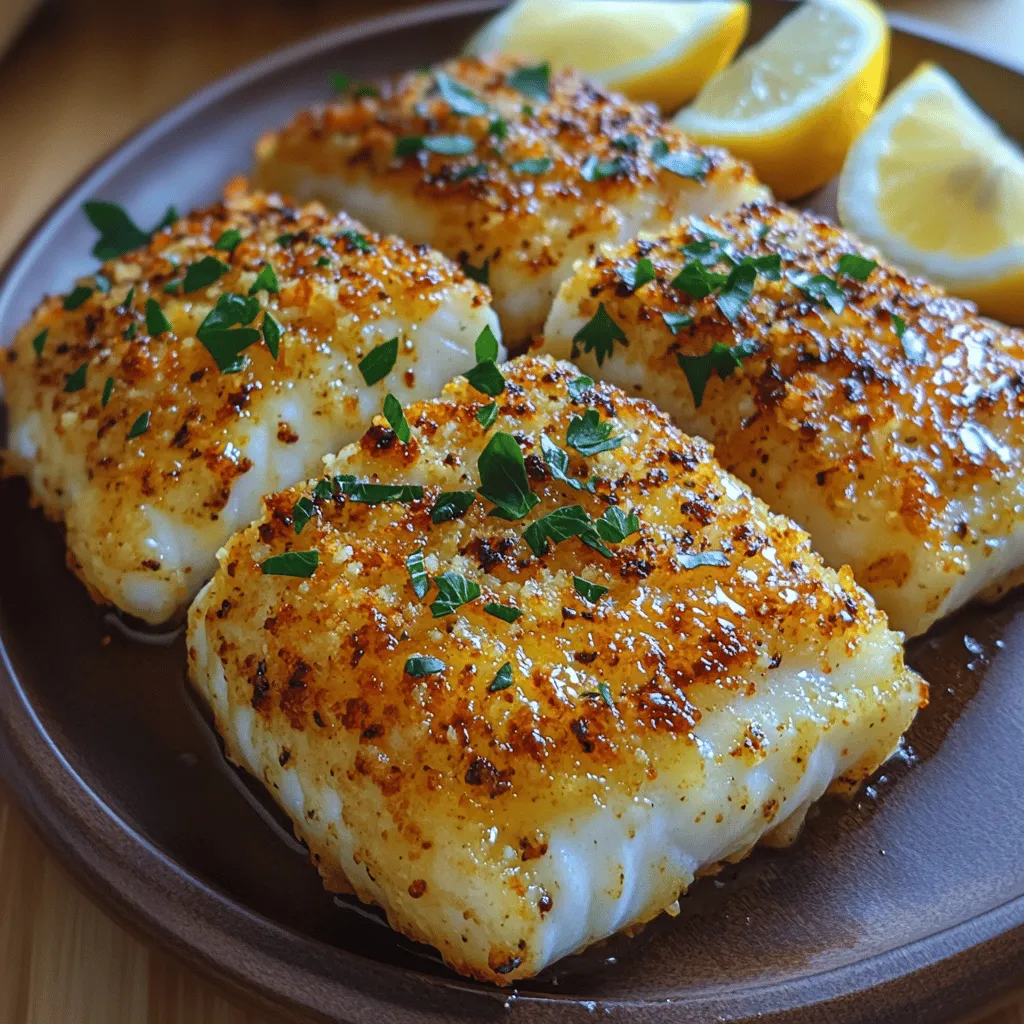Crispy Parmesan Crusted Cod is not only a delightful dish but also a testament to the beauty of homemade cooking. This recipe is significant for its ability to transform a simple fish fillet into a gourmet experience, showcasing the delicate flavors of cod combined with the rich, nutty taste of Parmesan cheese. For many, the culinary experience is not just about nourishment; it’s about the joy of creating something delicious and healthy from scratch. Homemade meals allow us to connect with our food, ensuring that every bite is crafted with care and thoughtfulness.