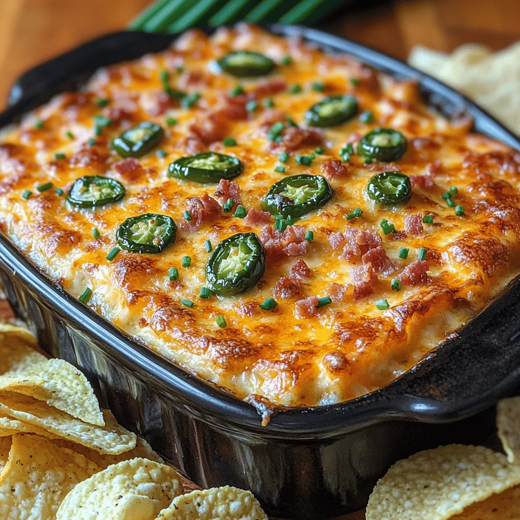 Jalapeño Popper Dip has swiftly established itself as a beloved dish among food enthusiasts, and it's no surprise why. This creamy, spicy, and cheesy concoction encapsulates the essence of the classic jalapeño popper in a convenient dip format. With its rich flavors and satisfying texture, Jalapeño Popper Dip has become a staple at gatherings, parties, and casual snacking moments, making it a must-have recipe for any home cook.