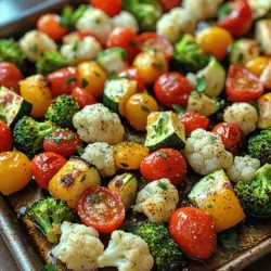 Roasting vegetables has become a beloved cooking method among health enthusiasts and home cooks alike. This technique not only brings out the natural sweetness and vibrant flavors of vegetables but also enhances their texture, resulting in a satisfying crunch that makes every bite enjoyable. One standout recipe that exemplifies these qualities is Crunchy Herb Ranch Roasted Veggies. This delightful dish combines a colorful medley of vegetables with a zesty ranch seasoning, creating a side dish or light meal that is as nutritious as it is delicious.